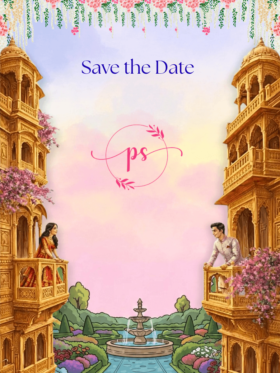 Save the Date — premium wedding invitation theme