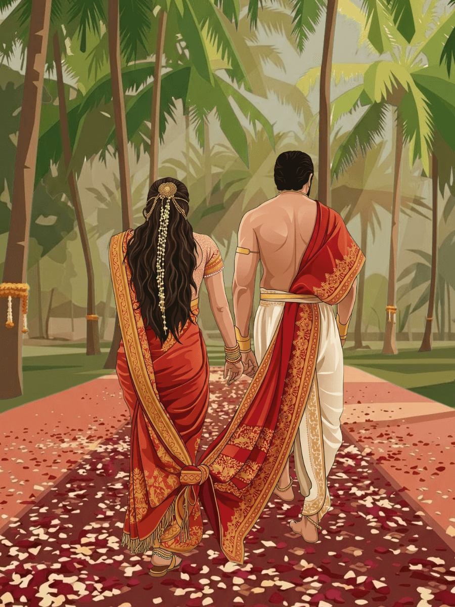 Tropical Paradise — premium wedding invitation theme